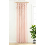 Boho Macrame Textured Cotton Window Curtain