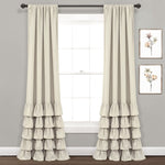 Allison Ruffle Curtain Set