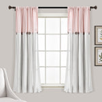 Linen Button Window Curtain Panel