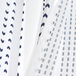 Hygge Stripe Window Curtain Panel Set