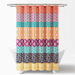 Bohemian Stripe Shower Curtain