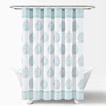 Teardrop Leaf Shower Curtain