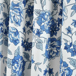 Ivana Floral Light Filtering Window Curtain Panel Set