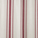 Farmhouse Stripe Yarn Dyed Recycled Cotton Blend Window Curtain Panel Set