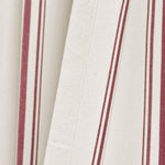Farmhouse Stripe Yarn Dyed Recycled Cotton Blend Window Curtain Panel Set