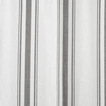 Farmhouse Stripe Yarn Dyed Recycled Cotton Blend Window Curtain Panel Set