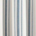 Farmhouse Stripe Yarn Dyed Recycled Cotton Blend Window Curtain Panel Set