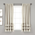 Allison Ruffle Curtain Set