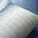 Crinkle Ombre Oversized Quilt 3 Piece Set
