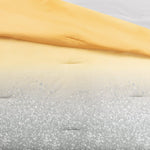 Glitter Ombre Metallic Print Comforter Set With Pillowcases
