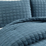 Crinkle Textured Dobby Comforter Set