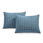 Crinkle Textured Dobby Comforter Set