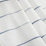 Ombre Stripe Yarn Dyed Recycled Cotton Blend Throw