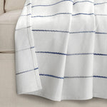 Ombre Stripe Yarn Dyed Recycled Cotton Blend Throw