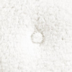 Button Soft Sherpa Round Throw Pillow