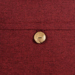 Linen Texture Woven Button Decorative Pillow Cover