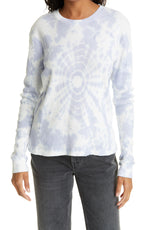 ReDone Women's Lilac Long Sleeve Thermal Tee - Small