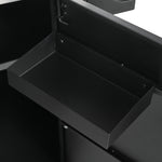K&K 55.5" Outdoor Kitchen Island with Sink
