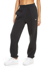 Nike Sportswear Essential Fleece Pants - Black/White