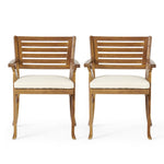 Hermosa 5-Piece Acacia Wood Outdoor Dining Set