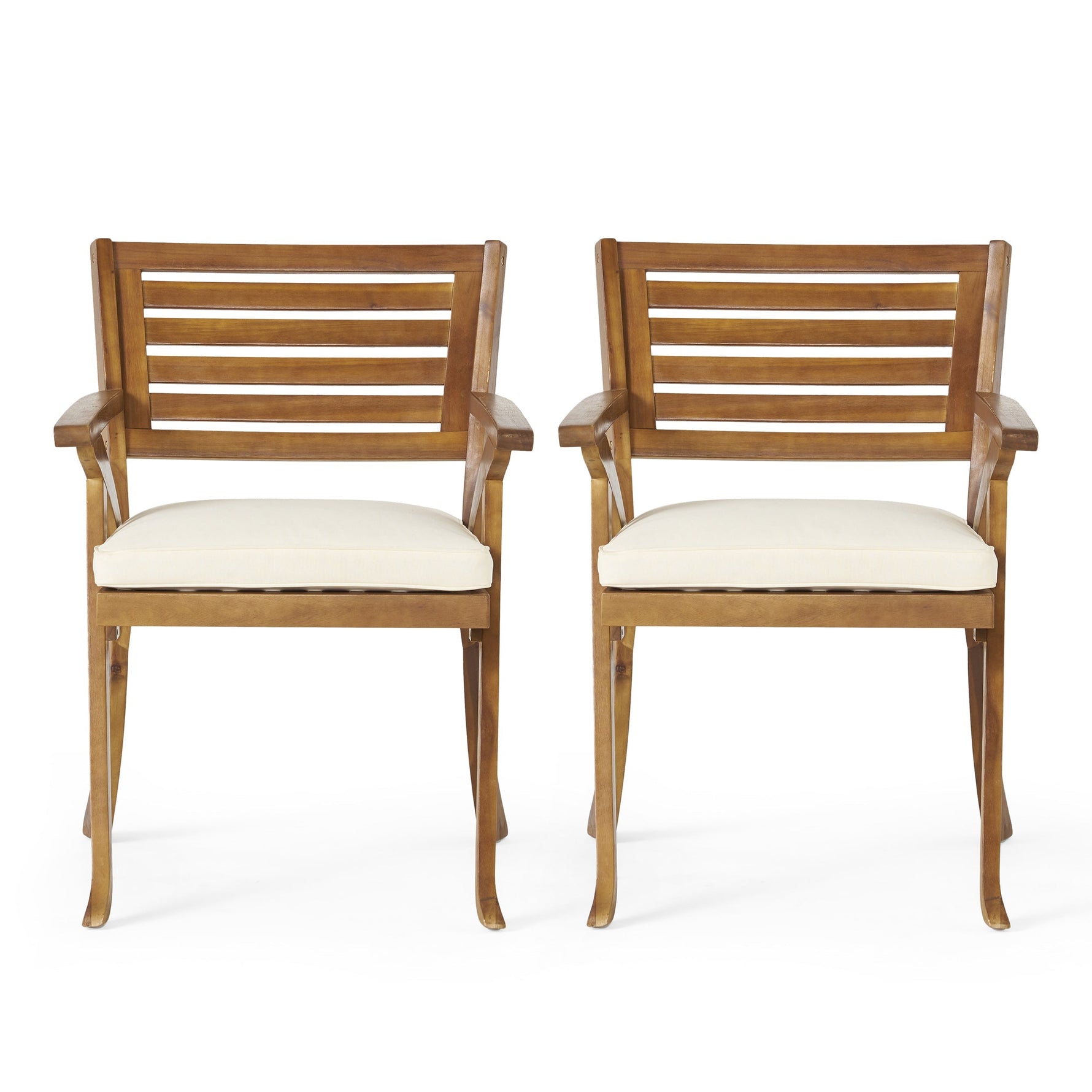 Hermosa 5-Piece Acacia Wood Outdoor Dining Set