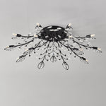 15-Light Chandelier Crystal Ceiling Lamp