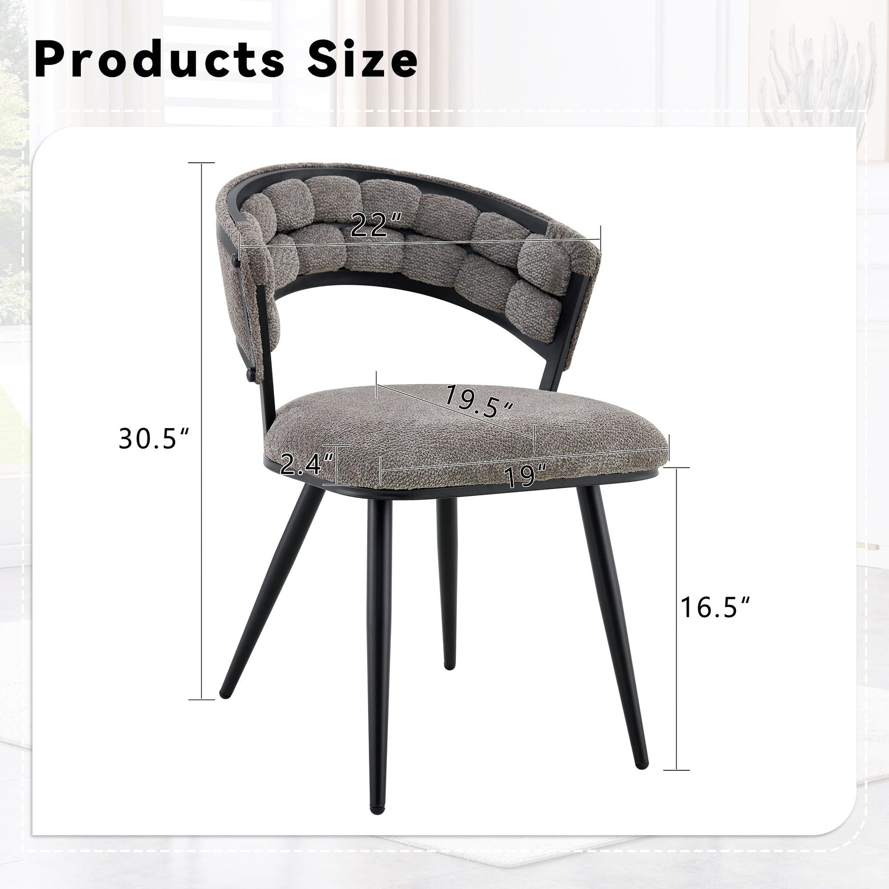 Dining Chairs For Dining Room & Kitchen (Set of 2)