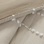 King 3 Piece Cotton Yarn Dyed Comforter Set