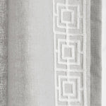 Luxury Modern Square Embroidery Border Window Curtain Panel