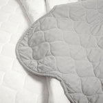 Coastal Chic Scalloped Edge Reversible Quilt 3 Piece Set