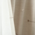 Boho Stripe Clip Jacquard Window Curtain Panel Set