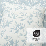 Floral Jacquard Reversible Soft Matelassé 3 Piece Quilt Set