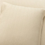 Haniya Solid Waffle Woven Cotton Textured Comforter Set