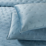 Haven Velvet Embroidered Stitch Cozy Super Soft Quilt 3 Piece Set