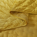 Haven Velvet Embroidered Stitch Cozy Super Soft Quilt 3 Piece Set