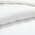 Hexagon Honeycomb Textured Cotton Quilt 3 Piece Set