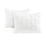 Hexagon Honeycomb Textured Cotton Quilt 3 Piece Set