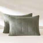 Logan Stone Washed Cotton Quilt 3 Piece Set