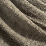 Tulum Boucle Textured Woven Fringed Throw Blanket