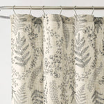 Botanical Dreams Linen Textured Shower Curtain