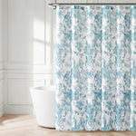 Bird And Hydrangea Toile Shower Curtain