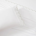 Coastal Chic Scalloped Edge Cotton Sheet Set