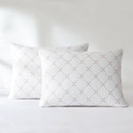 Diamond Leaf Jacquard Reversible Matelasse Coverlet Set