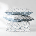 Diamond Leaf Jacquard Reversible Matelasse Coverlet Set