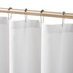 Oceana Watercolor Sea Life Linen Textured Shower Curtain