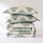Sofia Flower Block Bouquet Cotton Comforter Set