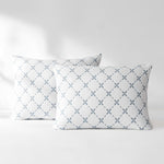 Diamond Leaf Jacquard Reversible Matelasse Coverlet Set