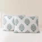 Sofia Flower Block Bouquet Reversible Cotton Quilt 3Pc Set