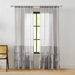 Georgette Sheer Curtain Panels