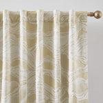 Cascade Wave Blackout Window Curtain Panels